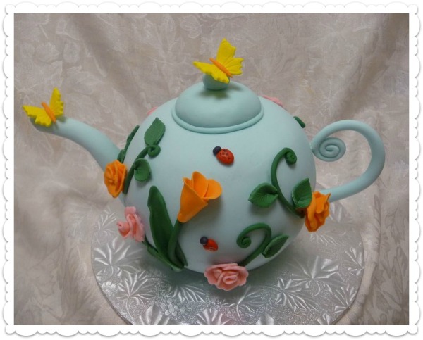 Butterfly teapot